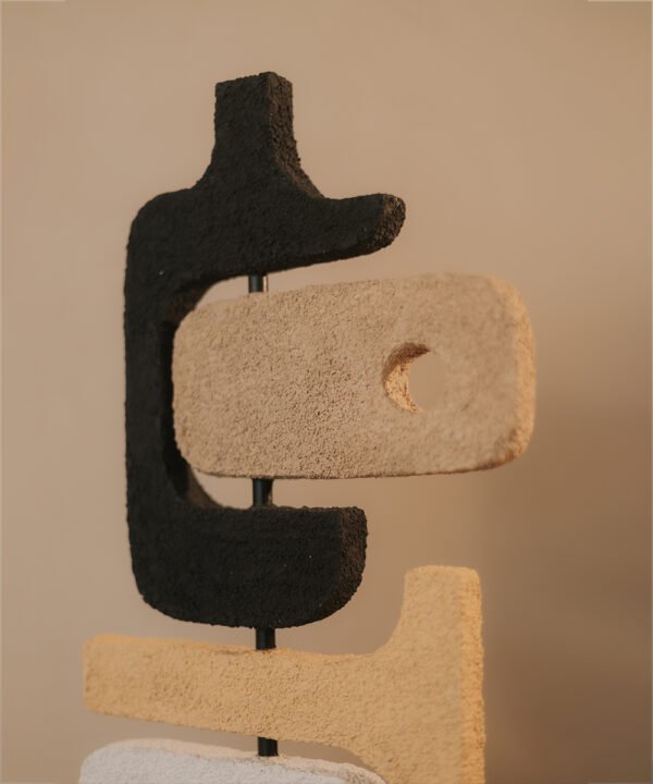 Modern Abstract Geometric Sculptures, Home Art - Image 5