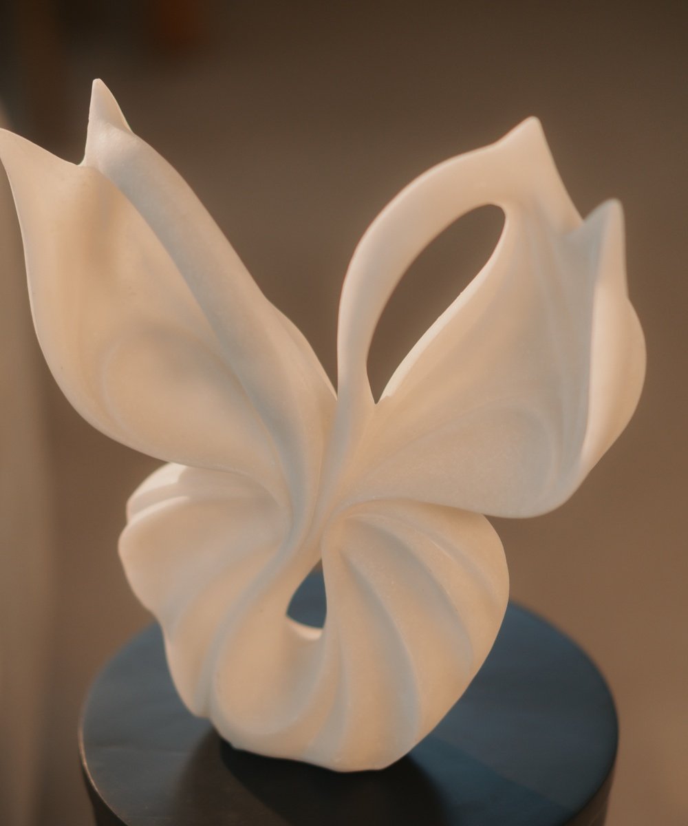 Acrylic White Sculpture