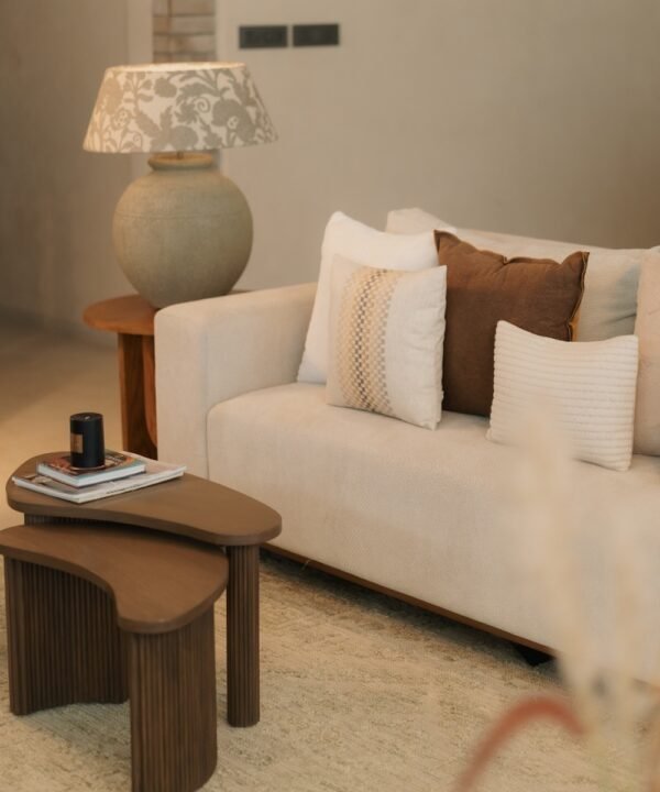 Wooden coffee table