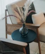 Flowers Glass Vase for Pampas Gras