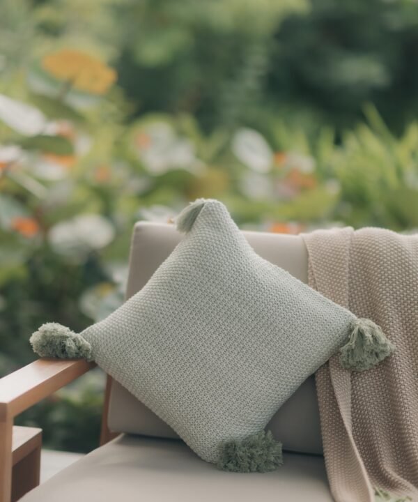 Beige Modern Cushion
