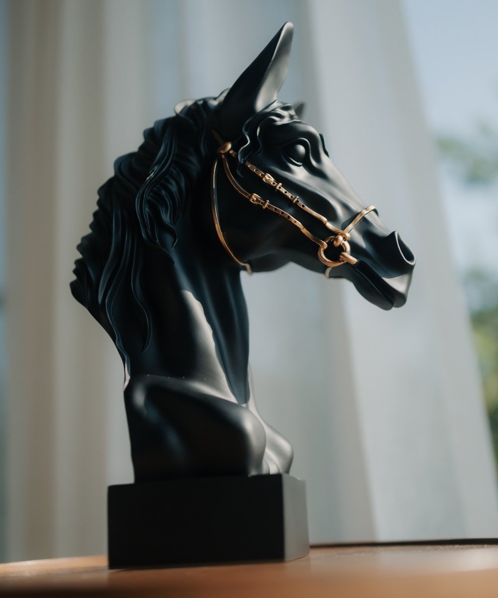 Horse Bust Statue