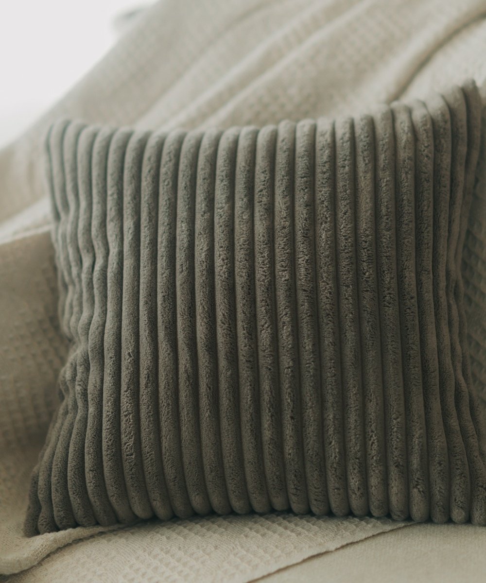 Grey Stripes Cushion Cover