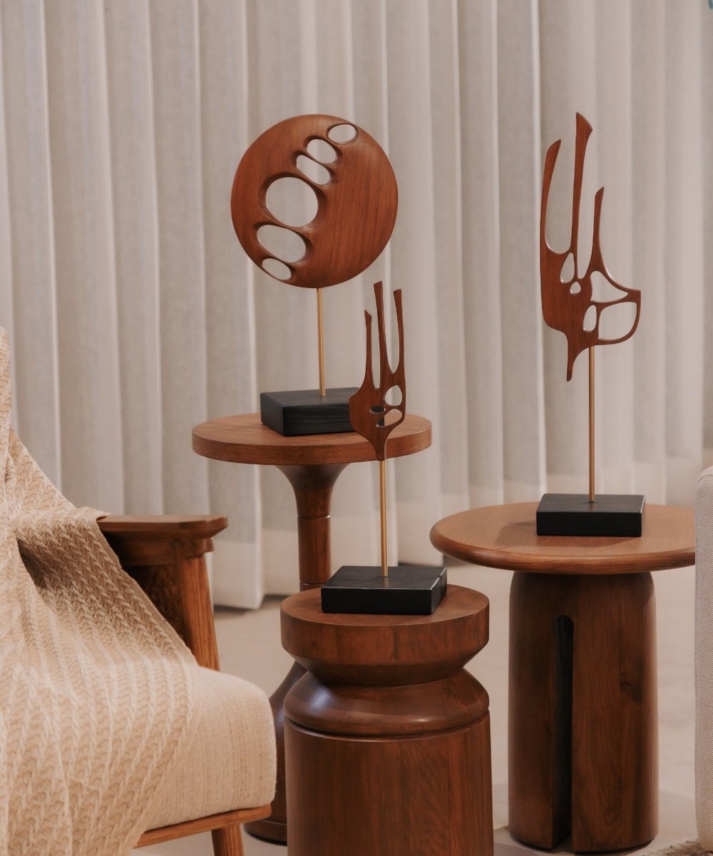 Abstract Wooden Sculpture