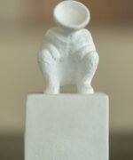 Minimal Abstract Statue Bookends,