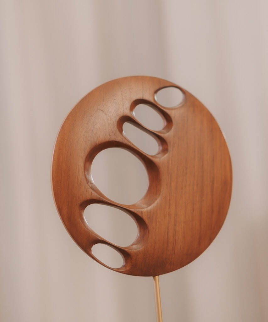 Abstract Wooden Sculpture, Art Object, Showpiece