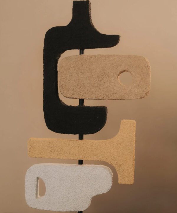 Modern Abstract Geometric Sculptures - Image 2