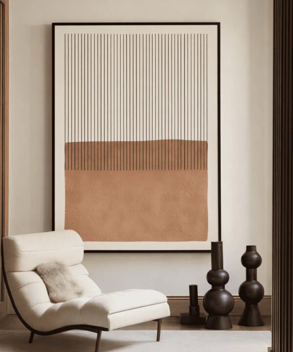 Lines Above Earth – Designer Minimal Canvas - Image 2