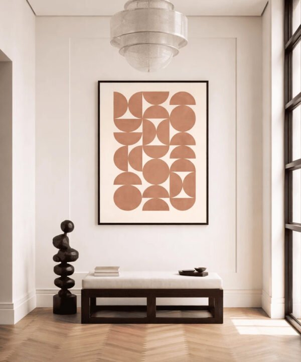 Clay Rhythm – Minimalist Canvas Print - Image 5