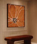 Amber Bloom Study – Designer Wall Canvas - Image 6