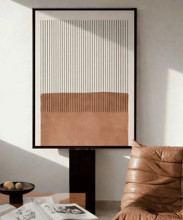 Lines Above Earth – Designer Minimal Canvas - Image 4