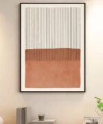 Lines Above Earth – Designer Minimal Canvas