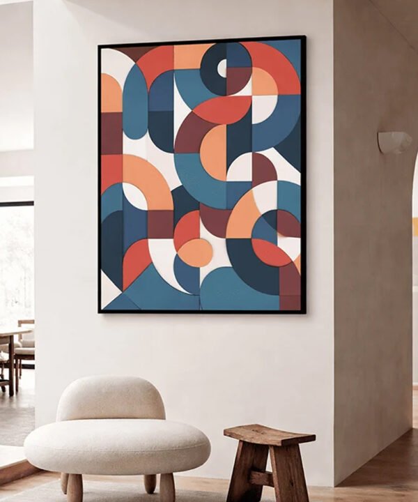 The Vivid Geometry Collection – Designer Wall Art - Image 2