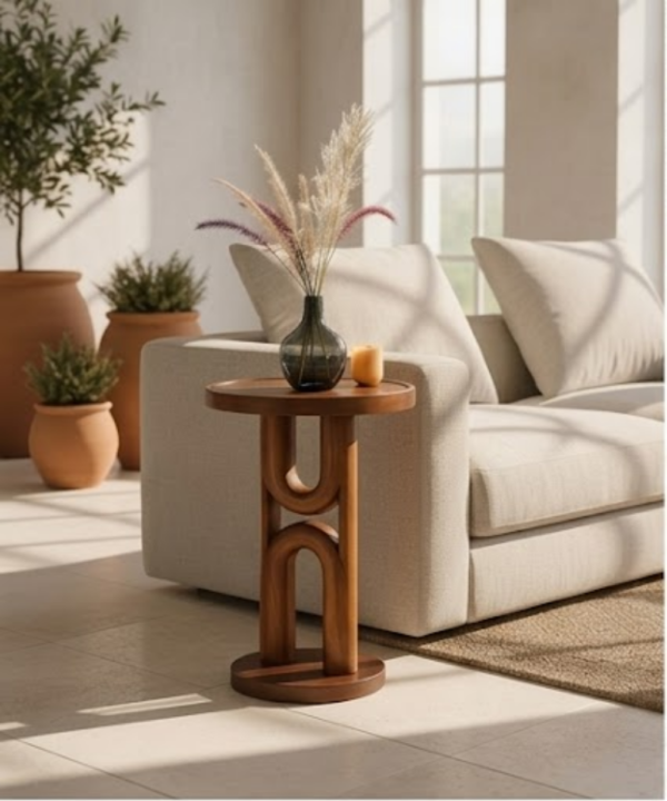 ArchCraft Wooden Side Table - Image 3