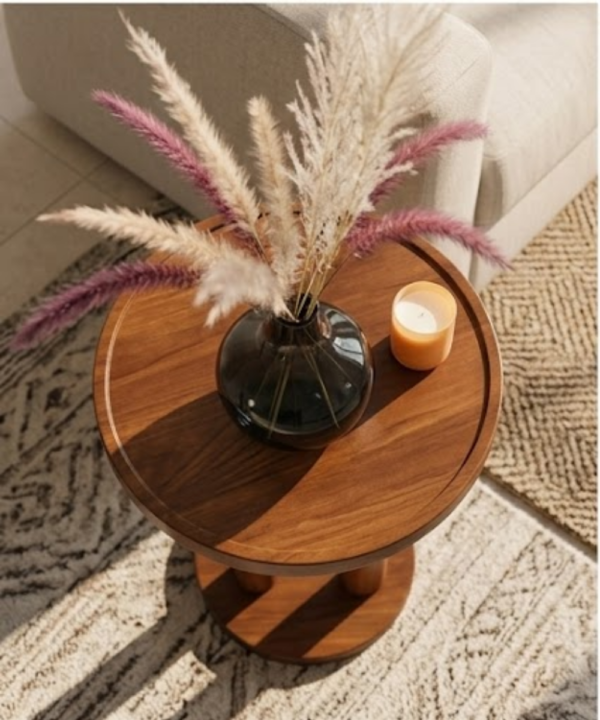 ArchCraft Wooden Side Table - Image 4