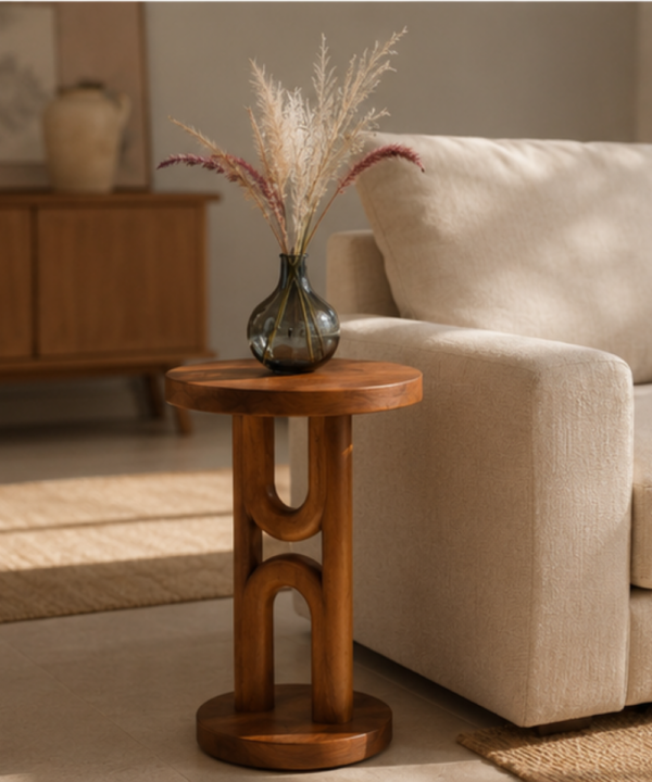 ArchCraft Wooden Side Table - Image 2