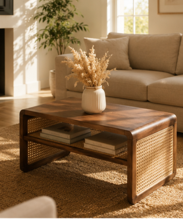 CaneCraft Coffee Table - Image 3