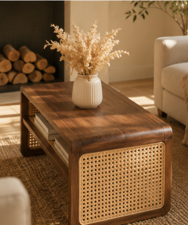 CaneCraft Coffee Table - Image 4
