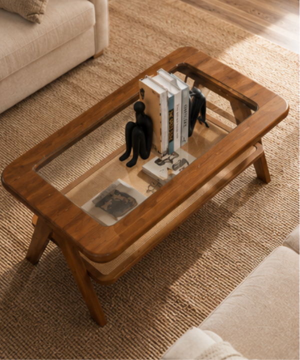 Aura Glass Top Coffee Table - Image 4