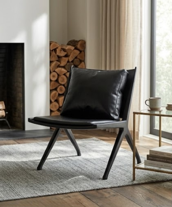 Chairs (12) Noir Lounge Accent Chair - Image 1