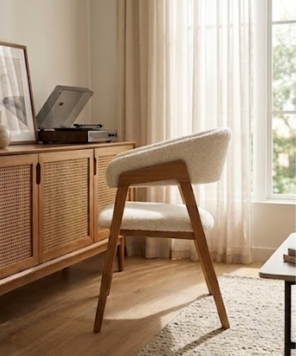 Aurelia Curved Accent Chair - Image 2