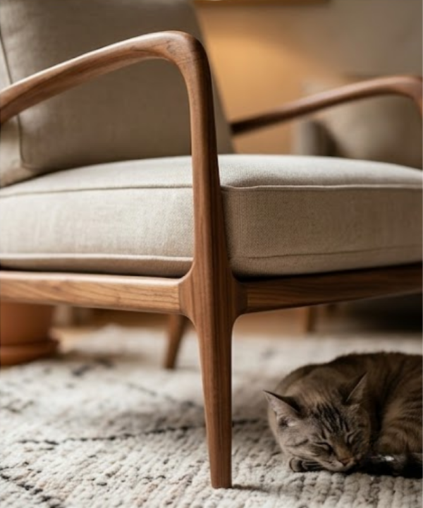 Arden Upholstered Lounge Chair - Image 2