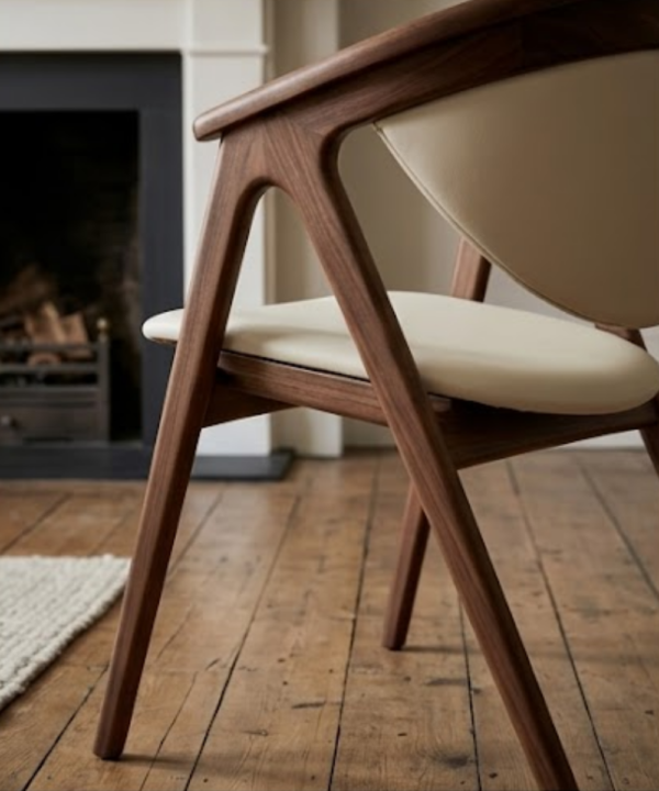 Scandinavian Teak Accent Chair - Image 3