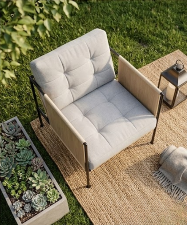 Lunaro Outdoor Lounge Chair - Image 1
