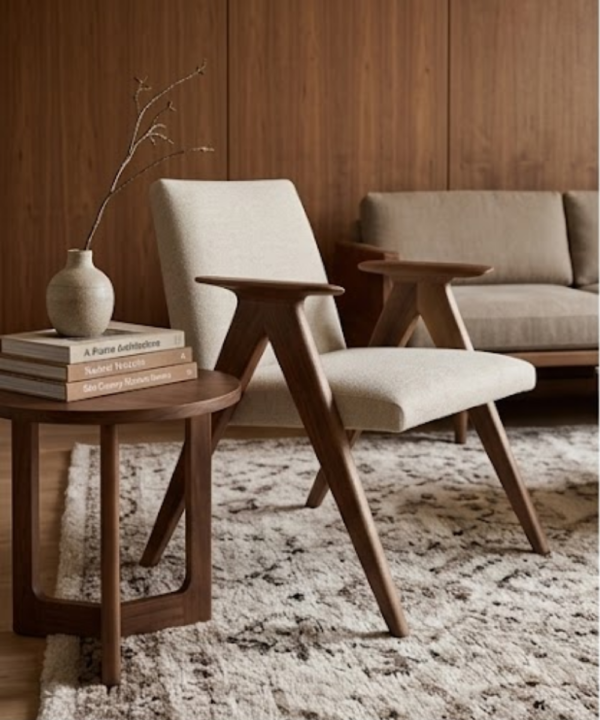 Arden Upholstered Armchair - Image 4