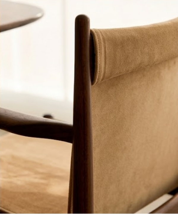 Mid-Century Wooden Dining Arm Chair - Image 2