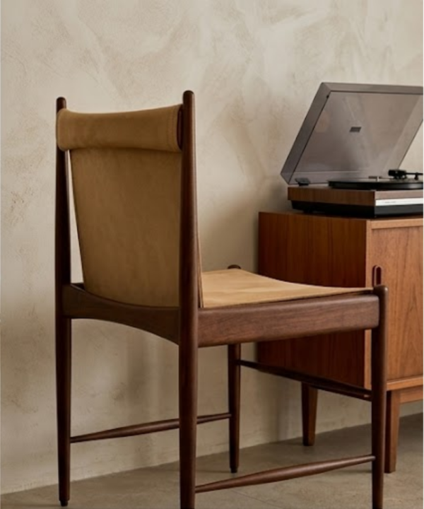 Mid-Century Wooden Dining Arm Chair - Image 3