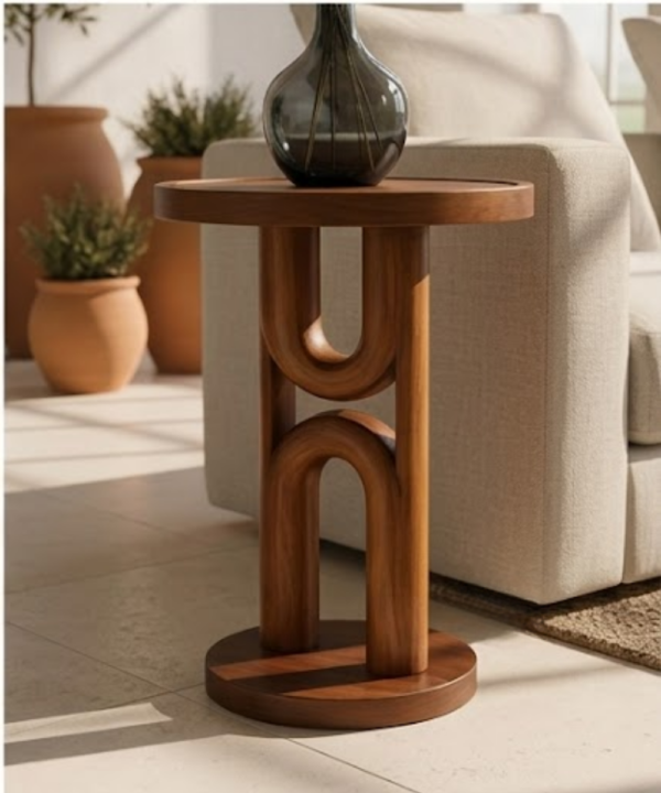 Tables (1) ArchCraft Wooden Side Table - Image 1