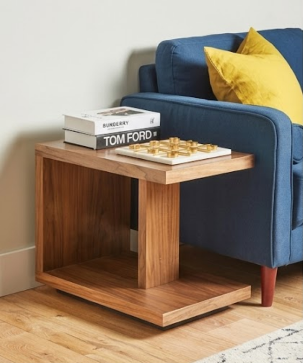 Urban Cube Side Table with Open Storage - Image 4